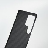 Coque Samsung Galaxy S24 Ultra - Carbomile case de protection en fibre de carbone aramide véritable - Noir
