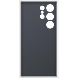 Coque Samsung Galaxy S24 Ultra - Samsung Keith Haring illustration cœur et bord silicone blanc - Blanc