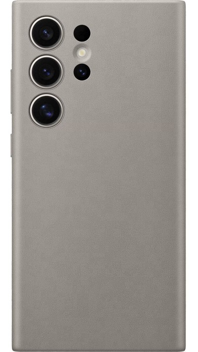 Samsung Galaxy S24 Ultra Case Hülle - Offizielle Samsung aus veganem Leder - Taupe