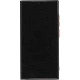 Coque Samsung Galaxy S24 Ultra - Semi Transparent blurry Design Leopard - Or