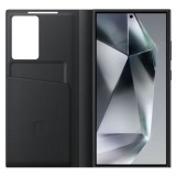 Coque Samsung Galaxy S24 Ultra - Smart View Wallet Case - Noir