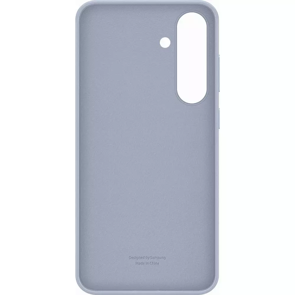Galaxy S25+ Case H&uuml;lle - Premium Vegan Leder Backcover Kindsuit - Hellblau