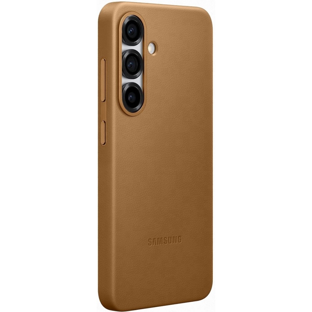 Coque Samsung Galaxy S25 - Premium en cuir vegan Backcover KindSuit - Or