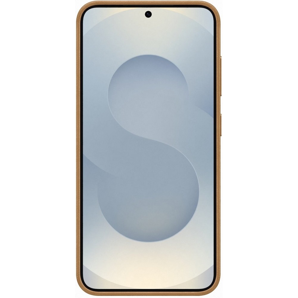 Coque Samsung Galaxy S25 - Premium en cuir vegan Backcover KindSuit - Or