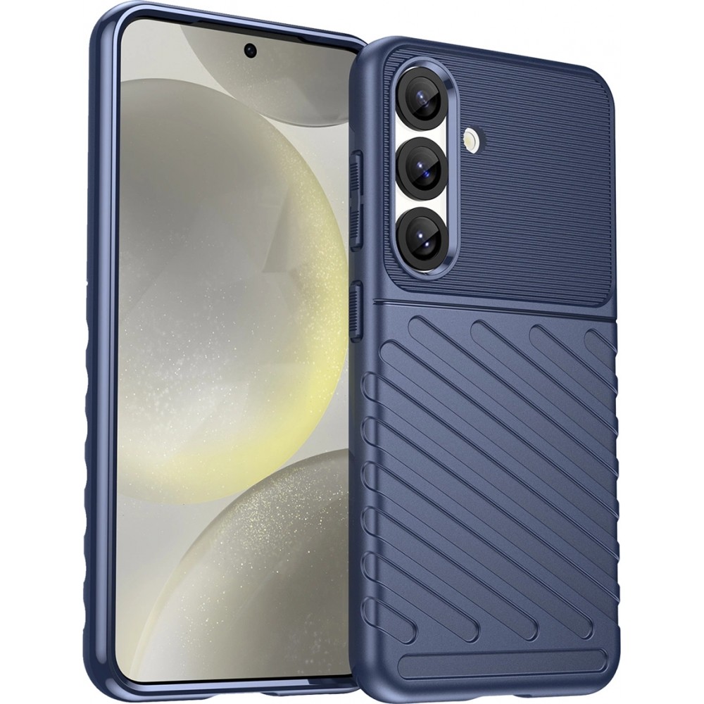 Coque Samsung Galaxy S25 - Thunder Armored Case - Bleu