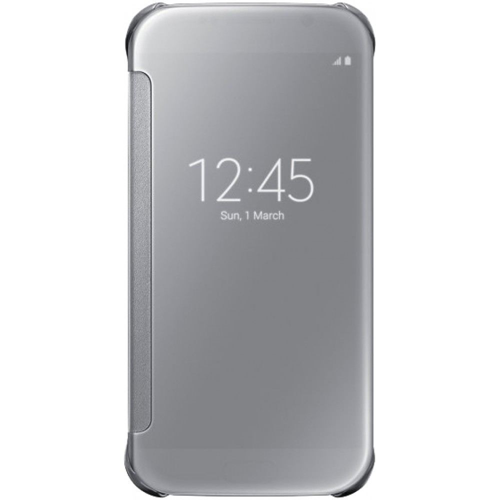 Coque Samsung Galaxy S7 edge - Clear View Cover - Argent