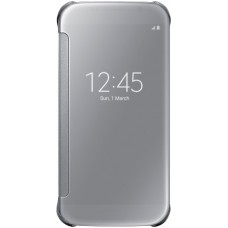 Hülle Samsung Galaxy S7 edge - Clear View Cover - Silber