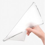 Galaxy Tab S9 Ultra / Tab S8 Ultra Case Hülle - Gummi Transparent Silikon Gel Bumper Super Clear flexibel - Transparent