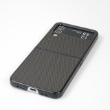 Coque Samsung Galaxy Z Flip3 5G - Plastique 3D Textures - Noir
