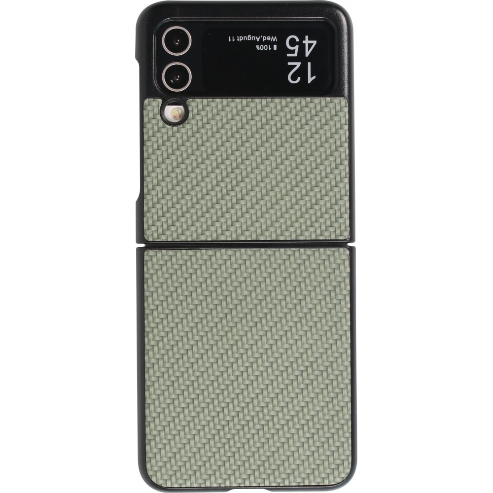 Coque Samsung Galaxy Z Flip3 5G - Plastique 3D Textures - Vert