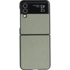 Coque Samsung Galaxy Z Flip3 5G - Plastique 3D Textures - Vert