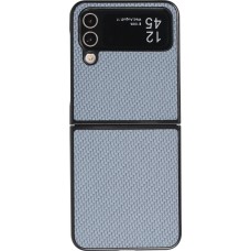 Galaxy Z Flip4 Case Hülle - Plastik 3D Texturen - Blau