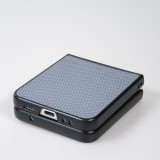 Galaxy Z Flip4 Case Hülle - Plastik 3D Texturen - Blau