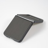 Coque Samsung Galaxy Z Flip4 - Plastique 3D Textures - Noir