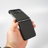 Coque Samsung Galaxy Z Flip4 - Plastique 3D Textures - Noir