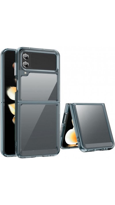Coque Samsung Galaxy Z Flip4 - Premium Housse / Case hybride transparent bumper shockproof - Gris