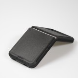 Galaxy Z Flip4 Case Hülle - Optimum-protect verstärktes Silikon mit Gürtelhalterung - Schwarz