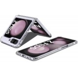 Case Hülle Samsung Galaxy Z Flip6 - Gummi Transparent Gel Bumper mit extra Schutz für Ecken Antischock