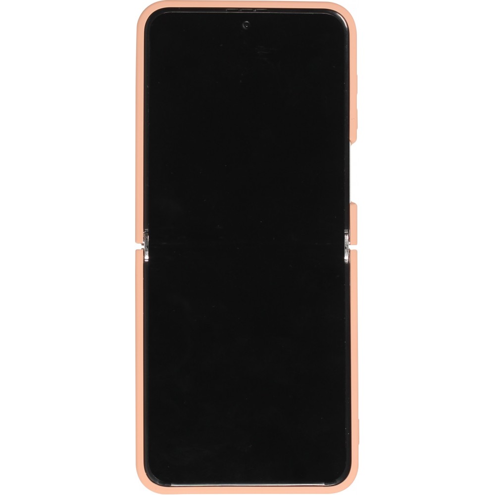 Galaxy Z Flip5 Case Hülle - Soft Touch mit Ring - Rosa