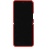 Coque Samsung Galaxy Z Flip5 - Soft Touch avec anneau - Rouge