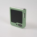 Coque Samsung Galaxy Z Flip5 - Soft Touch avec anneau - Vert