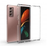 Coque Samsung Galaxy Z Fold3 5G - Gel clear view bumper rigid flexible case - Transparent