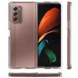 Coque Samsung Galaxy Z Fold3 5G - Gel clear view bumper rigid flexible case - Transparent