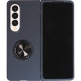 Samsung Galaxy Z Fold3 5G Case Hülle - Plastik mit Haltering - Dunkelblau