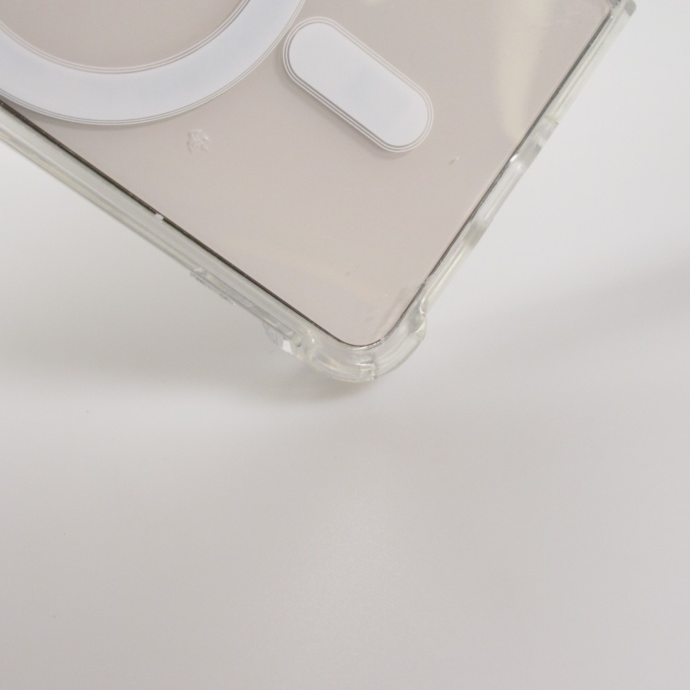 Galaxy Z Fold5 Case Hülle - Gummi transparent Bumper MagSafe kompatibel - Transparent