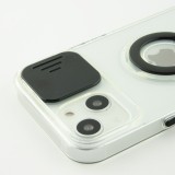 iPhone 13 Case Hülle - mit Kamera-Slider und Ring - Schwarz