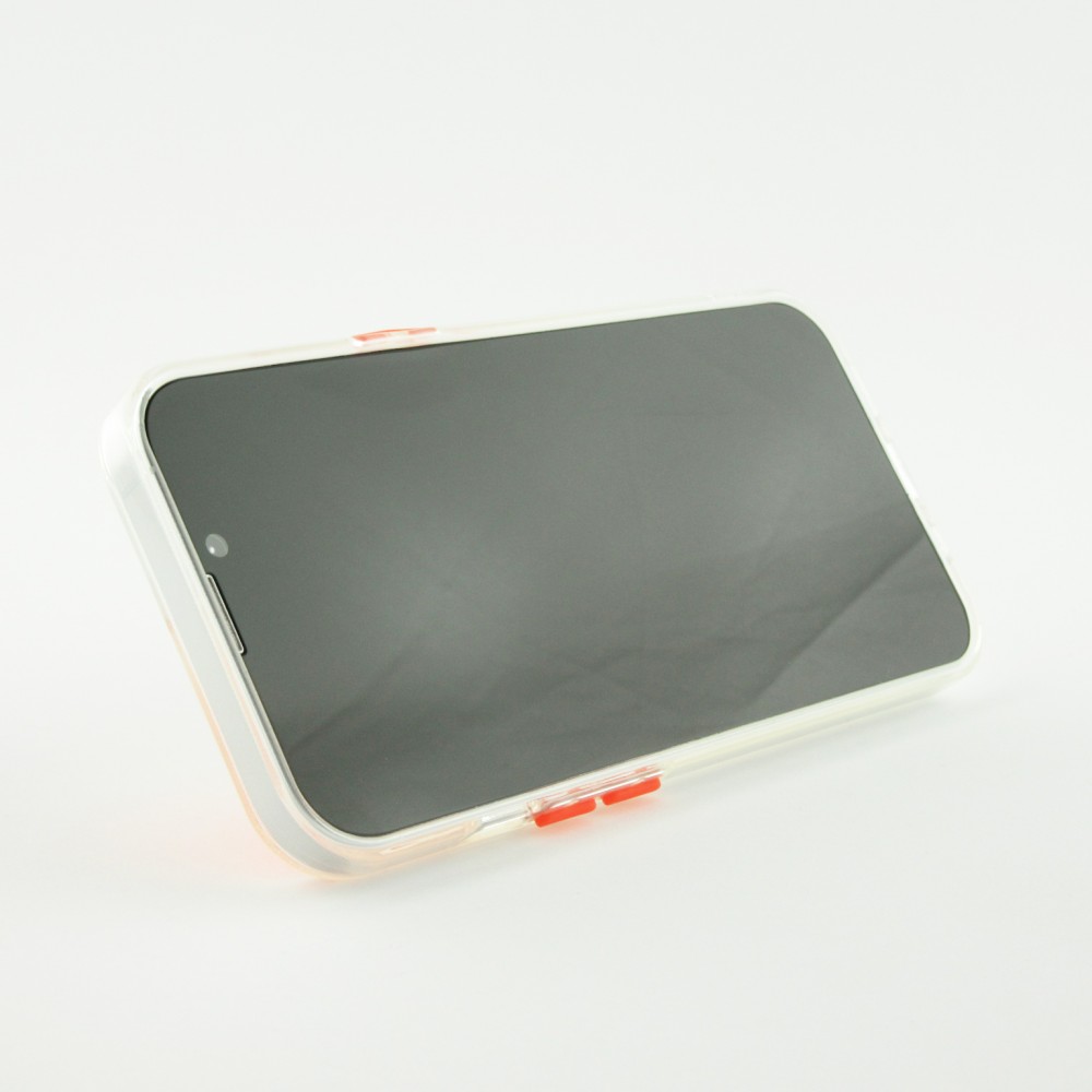 Coque iPhone 14 Plus - Caméra clapet avec anneau - Orange