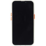 Coque iPhone 14 Plus - Caméra clapet avec anneau - Orange