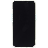 iPhone 14 Case Hülle - mit Kamera-Slider und Ring - Dunkelgrün