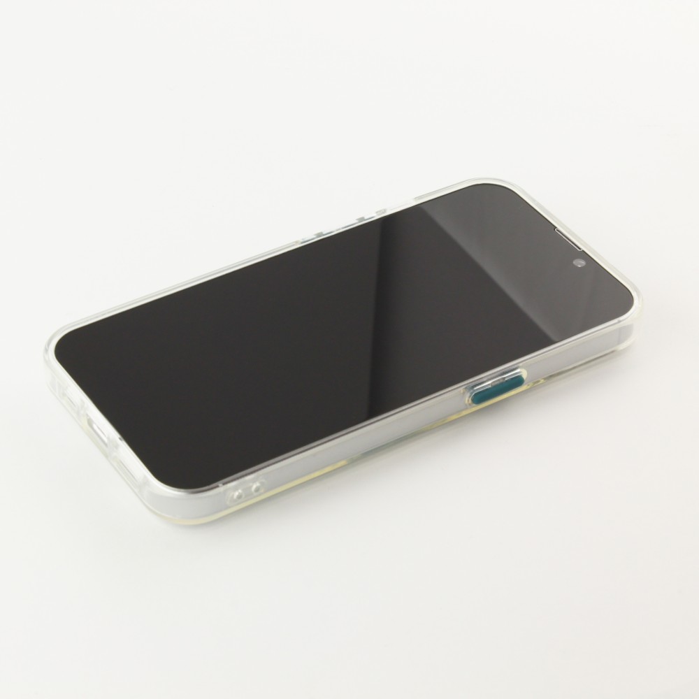 iPhone 14 Case Hülle - mit Kamera-Slider und Ring - Dunkelgrün