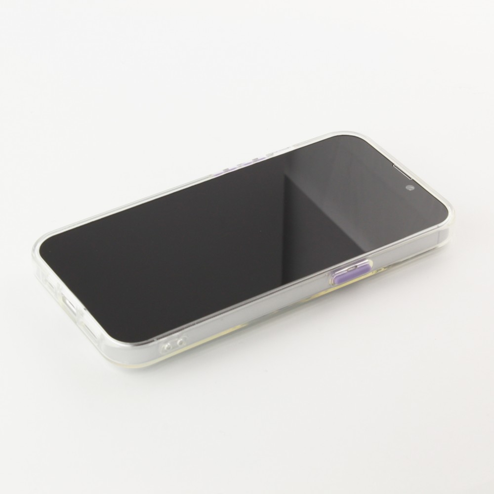 iPhone 14 Case Hülle - mit Kamera-Slider und Ring - Violett