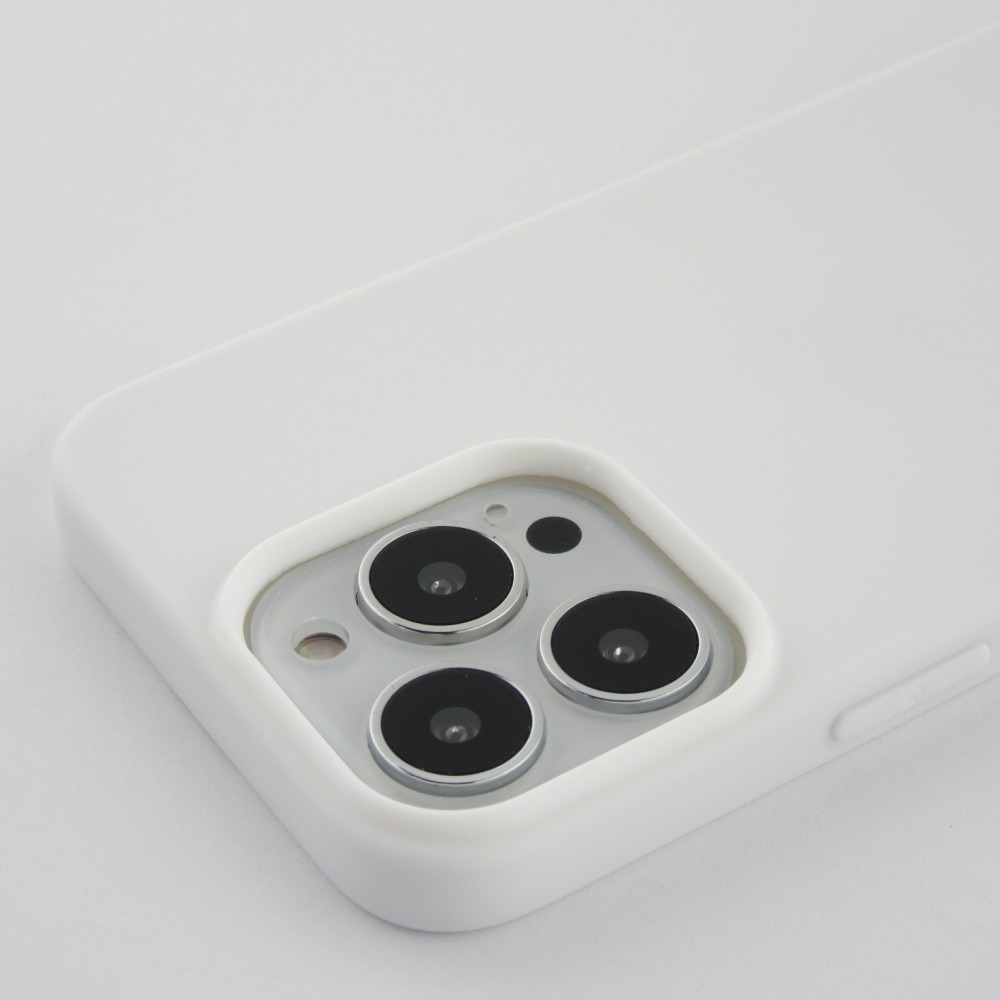 Hülle iPhone 15 Pro Max - Silicone Mat - Weiss