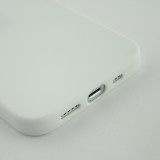 Coque iPhone 15 Pro - Silicone Mat - Blanc