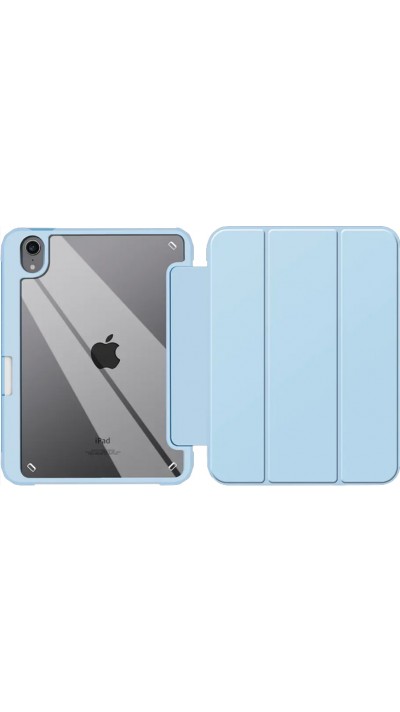 Coque iPad Air 10.9" (5e gén/2022, 4e gén/2020) - Soft-Shell TPU bumper Flip - Bleu clair
