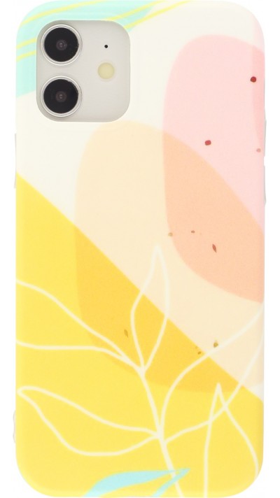 Hülle iPhone 11 - Abstrakte Kunst - Gelb