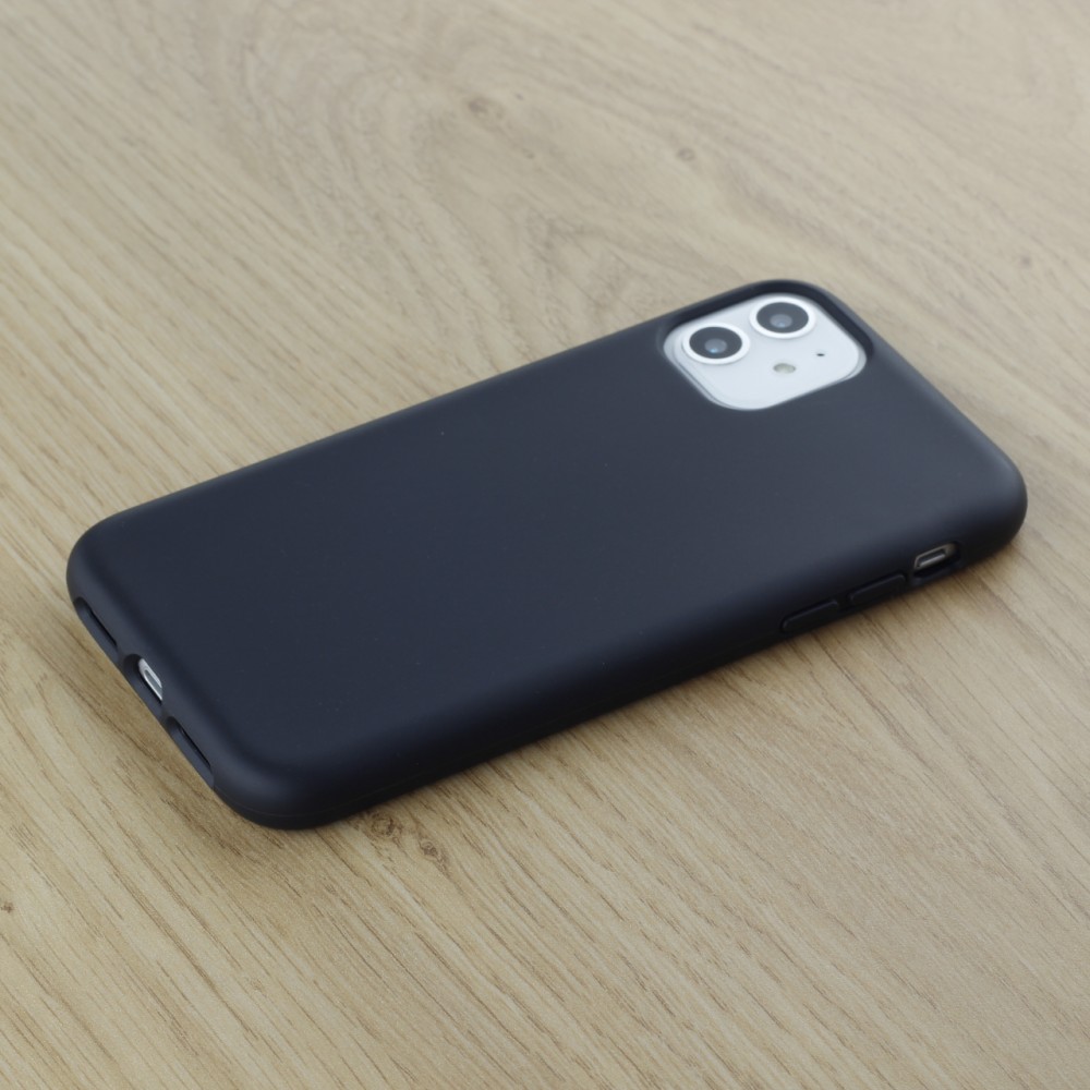 Coque iPhone 15 - Bio Eco-Friendly biodégradable écologique nature - Noir
