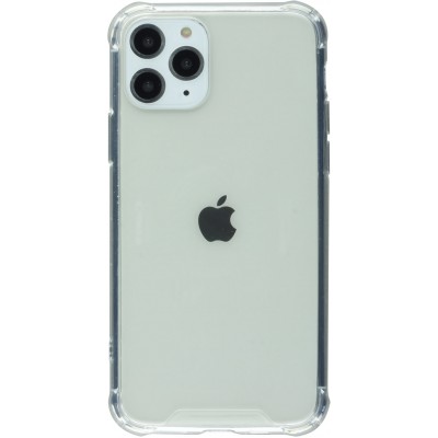 Coque iPhone 12 Pro Max - Bumper Glass Hybrid TPU silicone anti-choc - Transparent