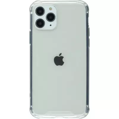 Hülle iPhone 11 Pro - Bumper Glass TPU Anti-Schock mit Acryl - Transparent