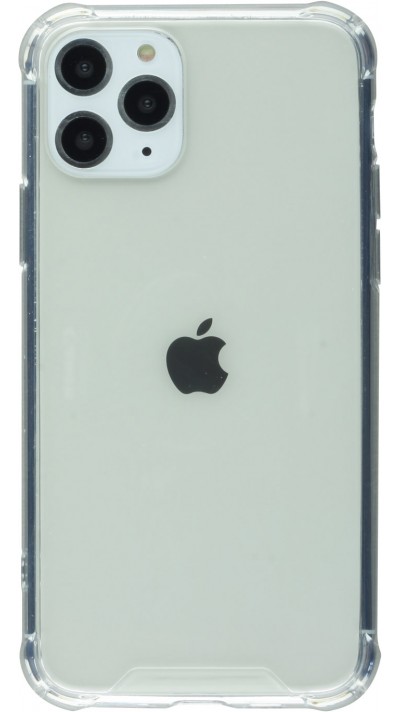 Coque iPhone 11 Pro - Bumper Glass Hybrid TPU silicone anti-choc - Transparent