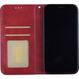 Hülle iPhone 12 / 12 Pro - Flip Geometrisch - Rot