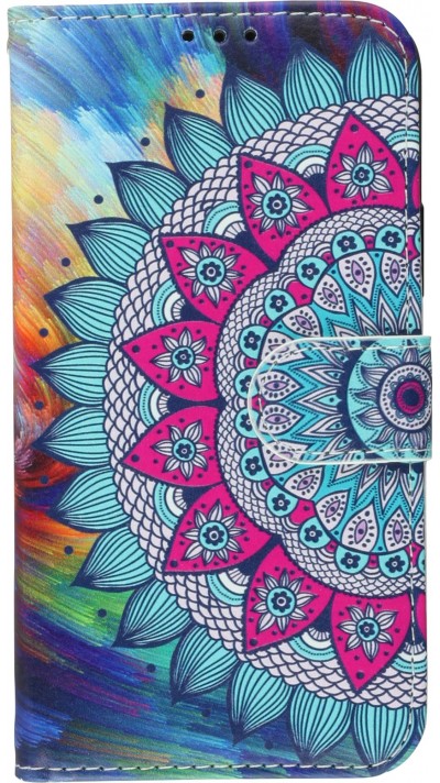 Fourre iPhone 11 Pro - Flip Mandala rainbow