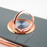 Hülle iPhone 13 Pro Max - Gummi Bronze mit Ring grau grün