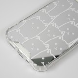 iPhone 11 Case Hülle - Gummi Bumper Katzen Spiegel - Transparent