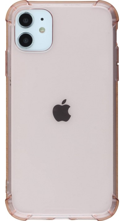 Coque iPhone 11 - Gel transparent bumper - Rose