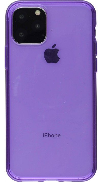 Hülle iPhone 11 - Gummi transparent - Violett