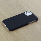 Coque iPhone 11 - Plastic Mat - Noir
